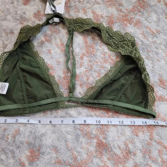 Dress Forum Green Lace Bralette - Size Large - Picture 6 of 6